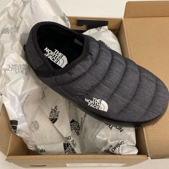 NEW The North Face ThermoBall Traction Mule V Slippers Women’s Phantom Grey 5 - Picture 1 of 4